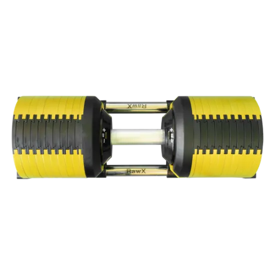 Billede af Justerbare håndvægte 2x40 kg sæt (2 stk) – intervaller 2 kg - Guld