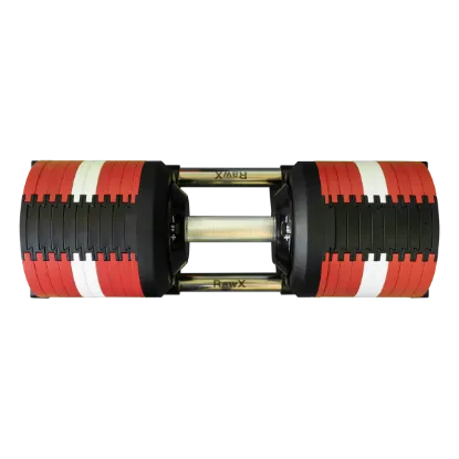 Billede af Justerbare håndvægte 2x40 kg sæt (2 stk) – intervaller 2 kg - Dannebrog