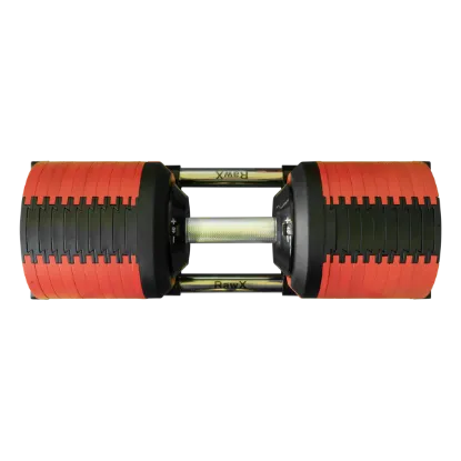 Billede af Justerbare håndvægte 2x40 kg sæt (2 stk) – intervaller 2 kg - Rød